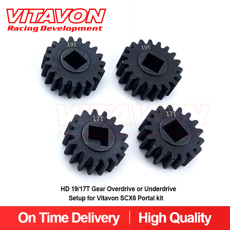 VitavonVITAVON HD 19/17T Gear Overdrive or Underdrive Setup for Vitavon ...