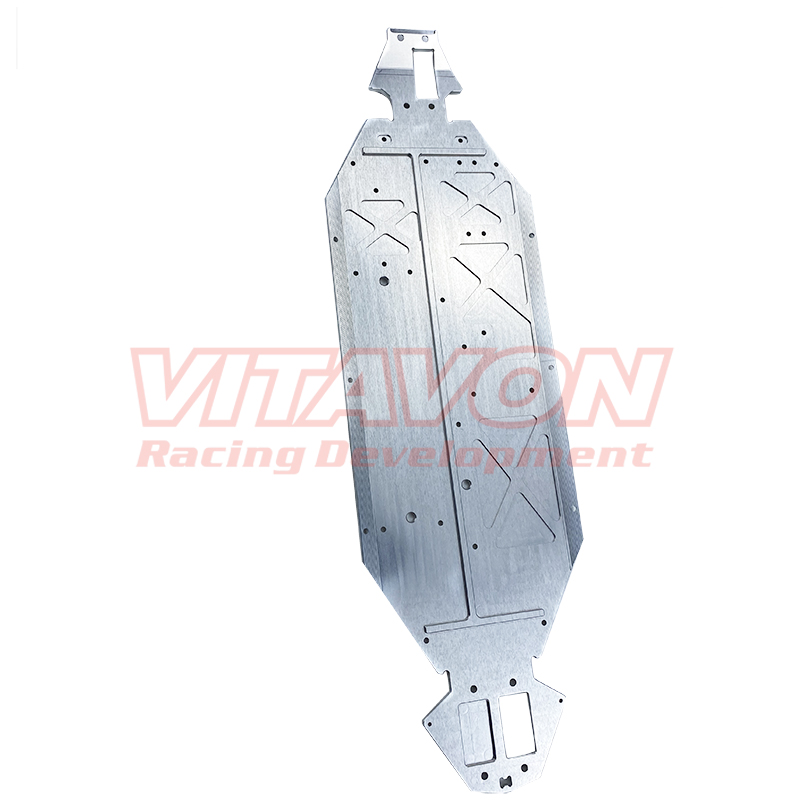 VITAVON Redesigned CNC alu 7075 Skid Plate Main Chassis for Losi LaserNut