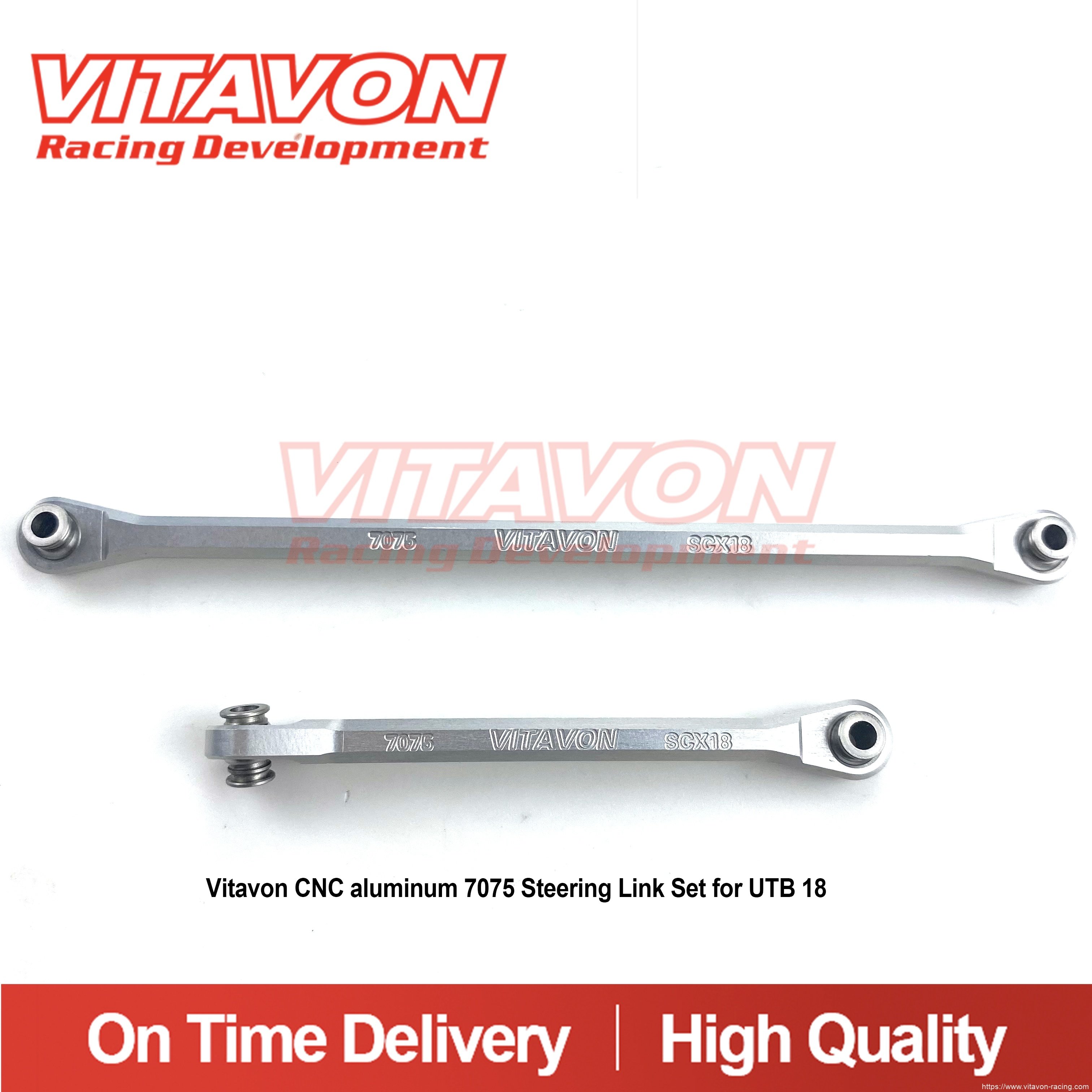 Vitavon CNC aluminum 7075 Steering Link Set for UTB 18