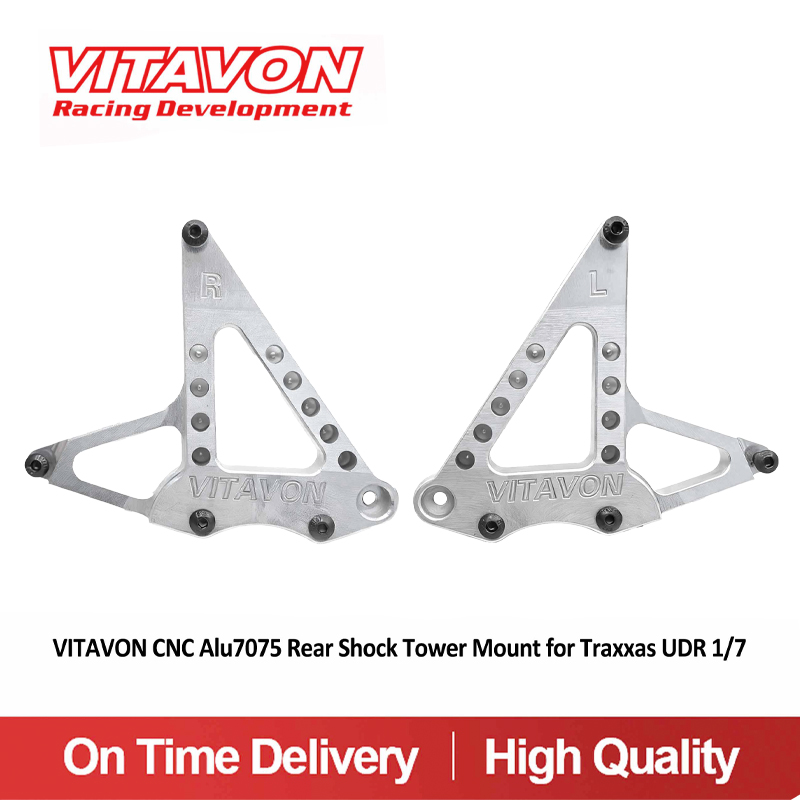 VITAVON CNC Alu CNC Rear Shock Mounts Tower For Traxxas UDR 1:7