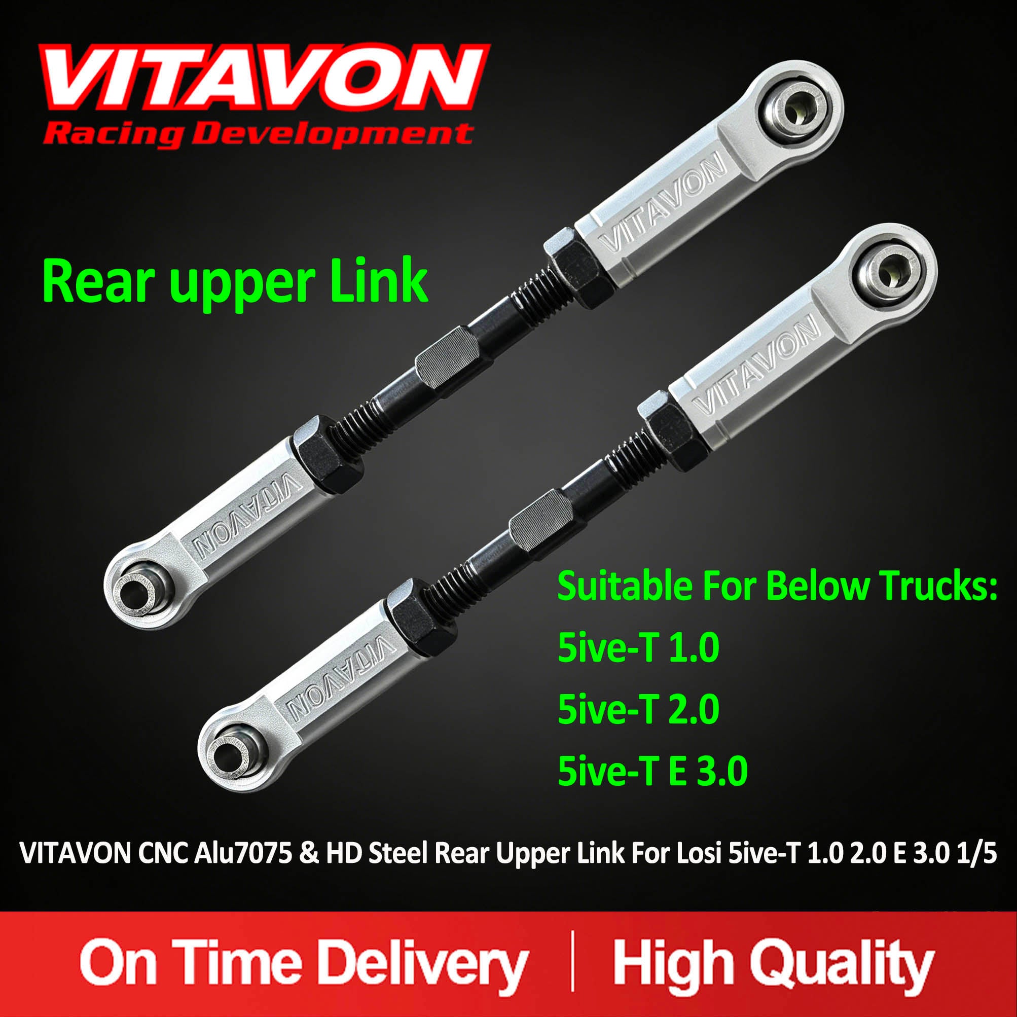 VitavonVITAVON CNC Alu7075 Front & Rear Shock Tower For LOSI 5ive