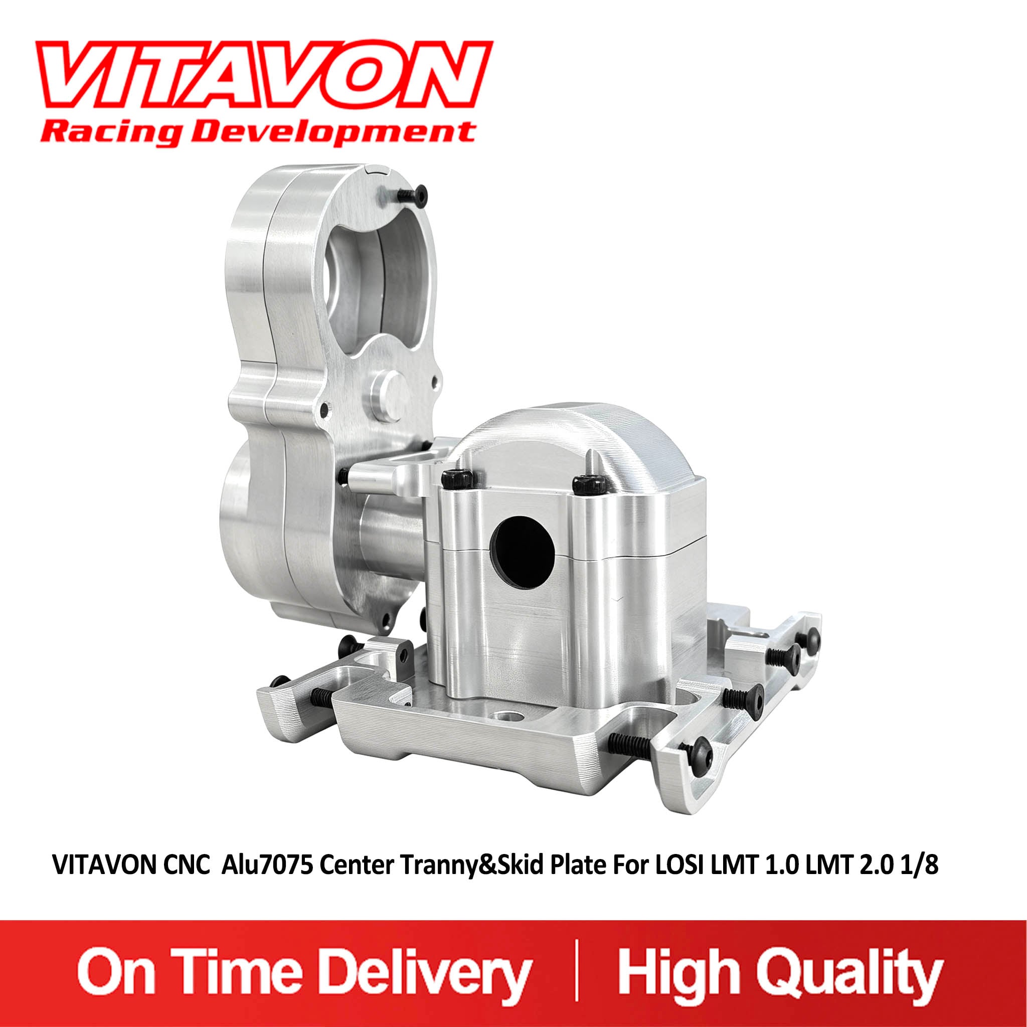 VitavonVITAVON LMT CNC Center tranny&Skid plate for LOSI LMT 1.0