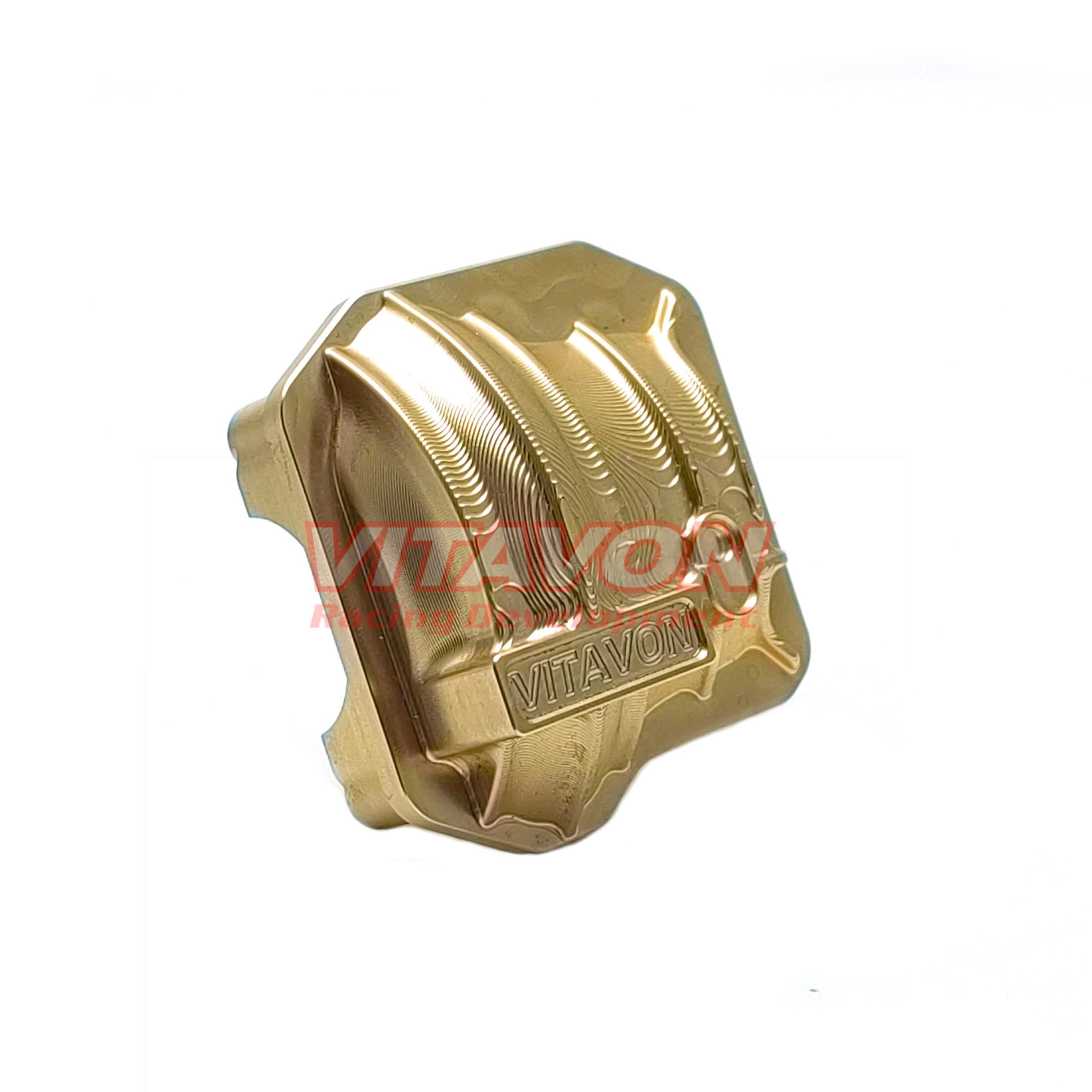 VITAVON CNC Brass Diff Cover fits for Vitavon SCX6 Front Axle housing only