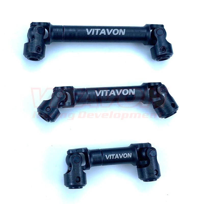 VITAVON HD 45# Steel Front & Middle & Rear Drive Shaft for Traxxas TRX-6
