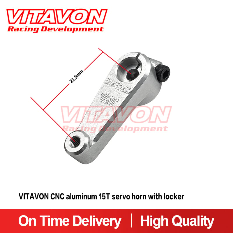 VITAVON CNC Aluminum 7075 15T Servo Horn With Locker for SCX6