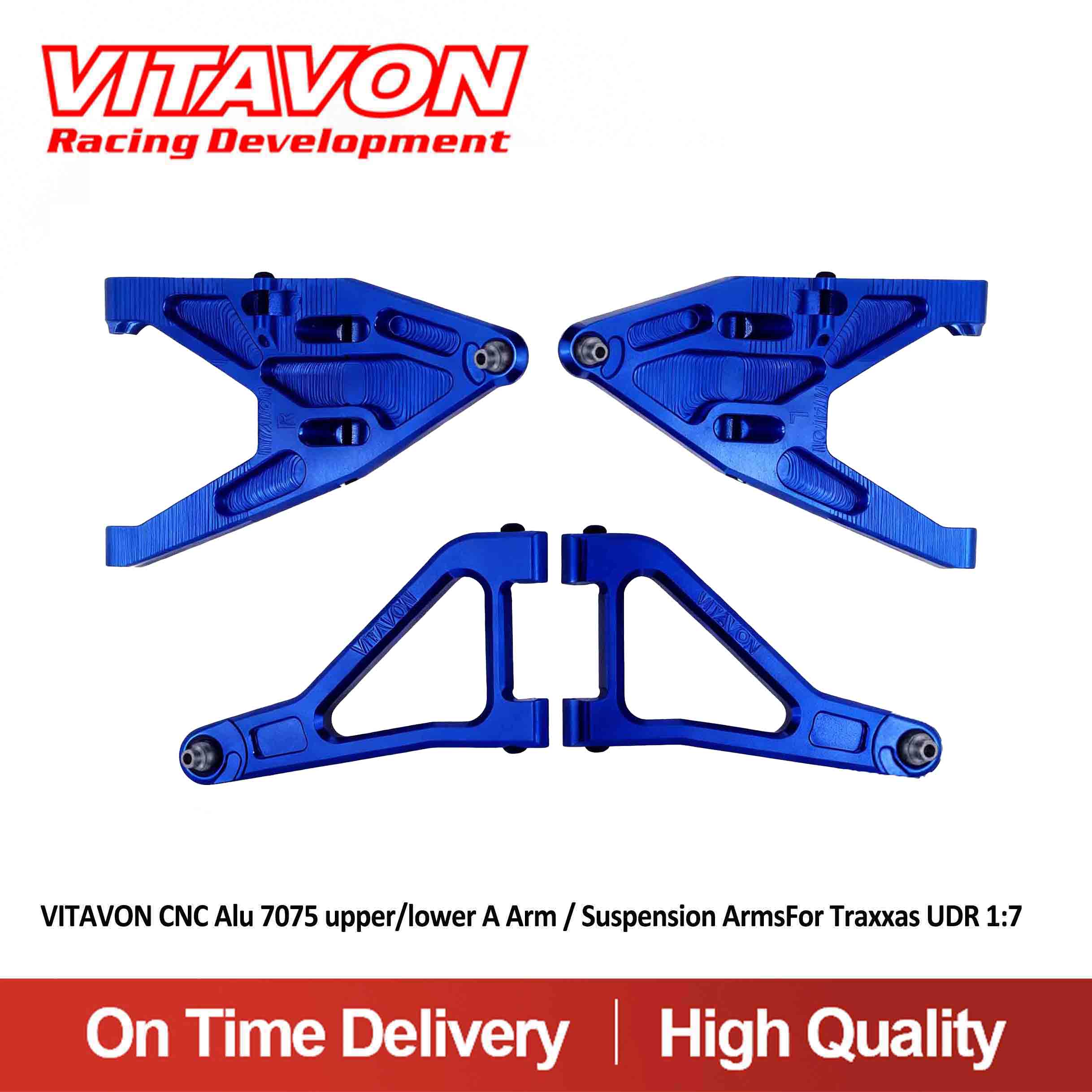 VITAVON CNC Alu7075 Rear Trailing Arm For Traxxas UDR 1/7 – La - Foto 9