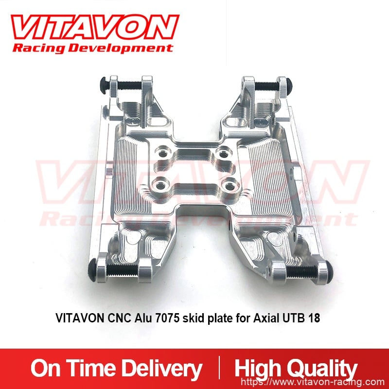 VITAVON CNC Alu 7075 skid plate for Axial UTB 18