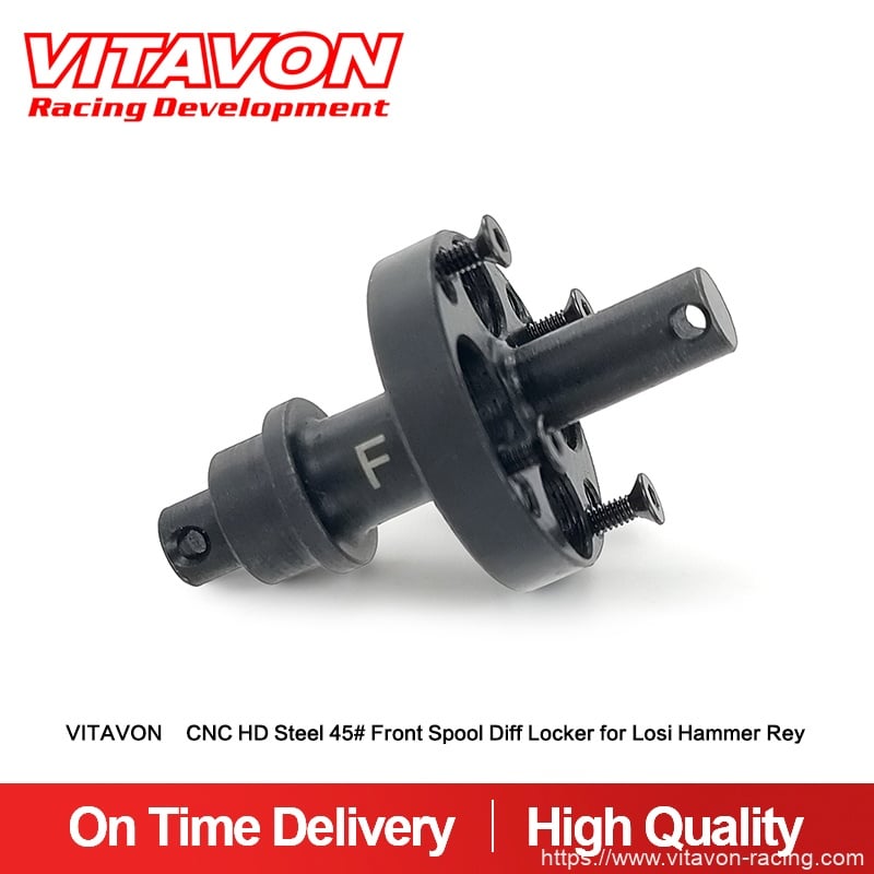 VITAVON  CNC HD Steel 45# Front Spool Diff Locker for Losi Hammer Rey