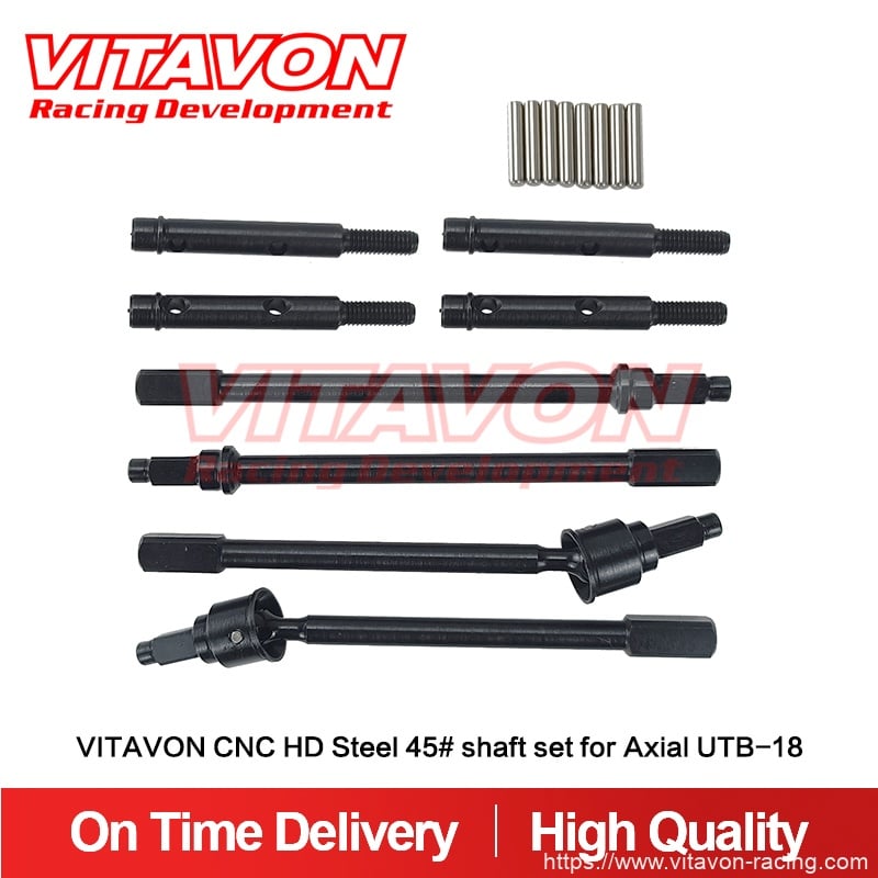 VITAVON CNC HD Steel 45# shaft set for Axial UTB-18