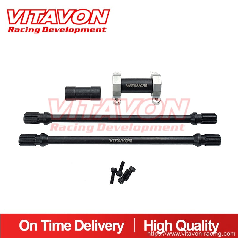 Vitavon CNC HD 45# Steel Middle Drive Shaft set for X-MAXX 1/5