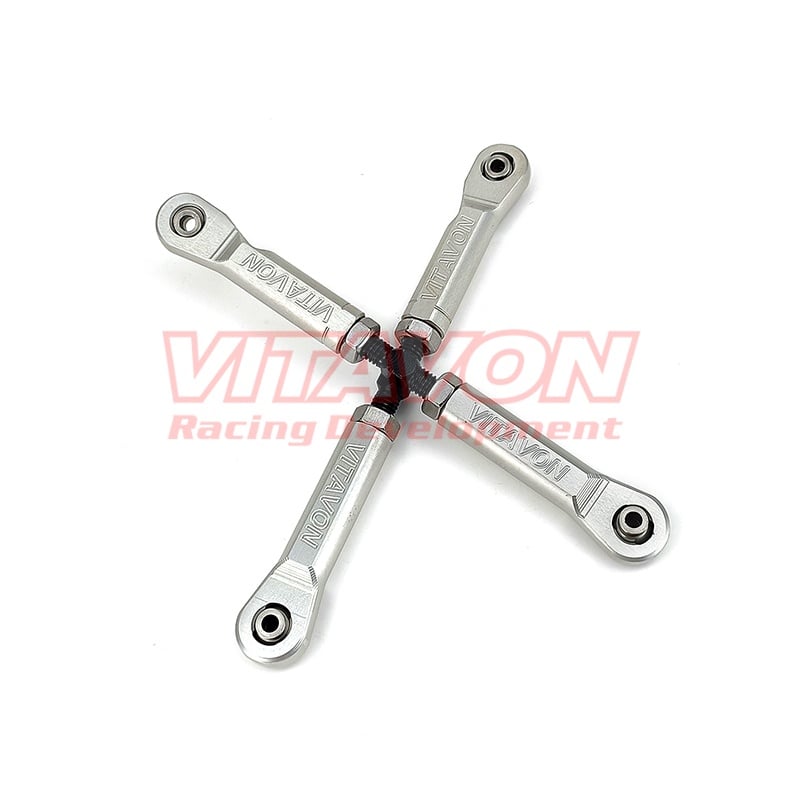 Vitavon Aluminum #7075 Upper link / Toe Link Adjustable for Arrma Kraton 6S
