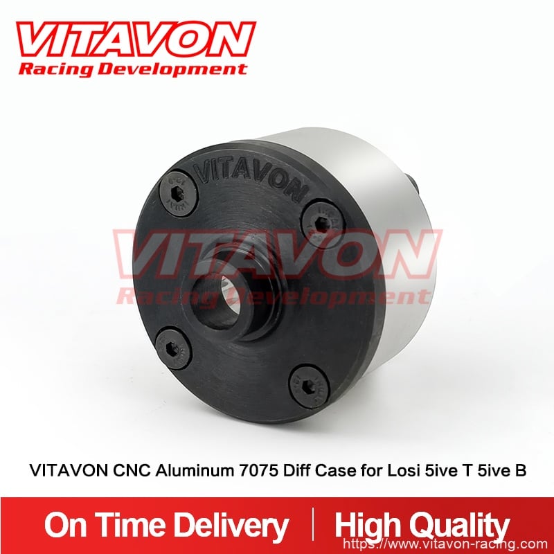 VITAVON CNC Aluminum 7075 Diff Case for Losi 5ive T 5ive B