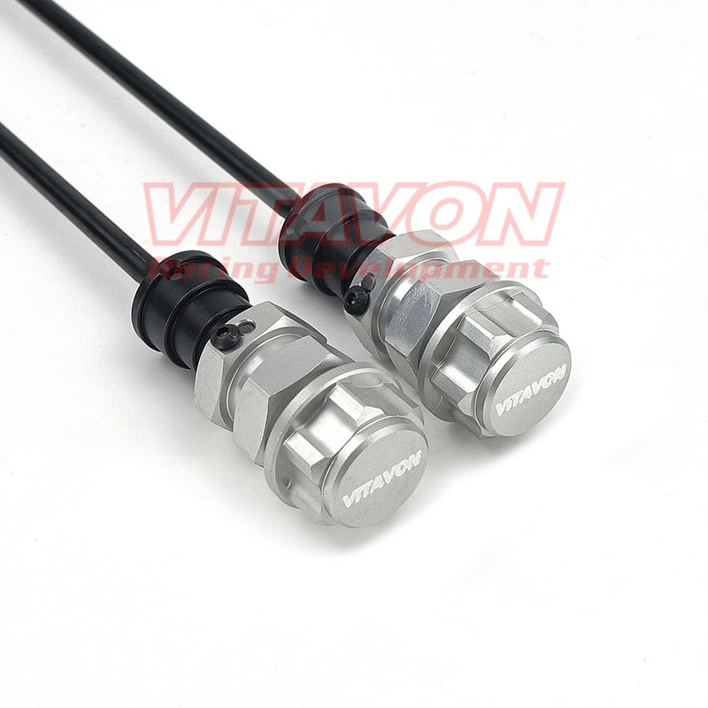 Vitavon HD Steel Shaft Set with 15mm Extended 18mm Bore for XRT Wide X-MAXX