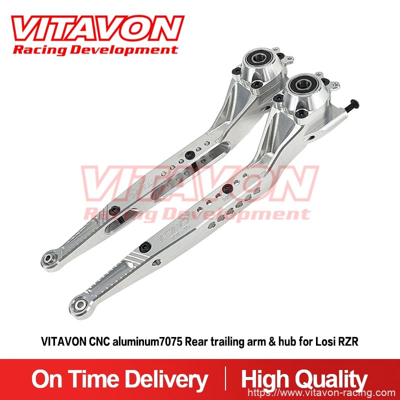 VITAVON CNC aluminum7075 Rear trailing arm & hub for Losi RZR