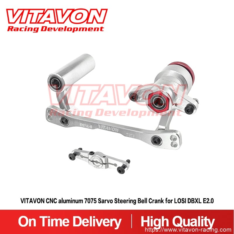 VITAVON  CNC aluminum 7075 Sarvo Steering Bell Crank for LOSI DBXL E2.0