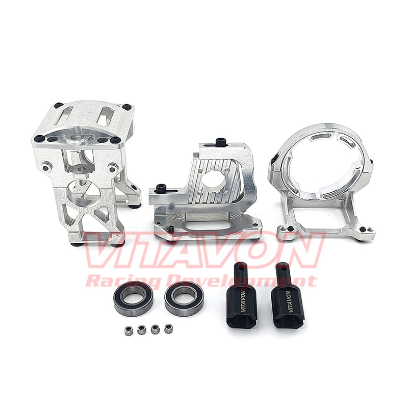 VITAVON CNC Alu7075 Fast Removed Center Diff Mount&Motor Mount & Motor Support For Losi 5ive T2.0, 5ive T V1, 5ive B
