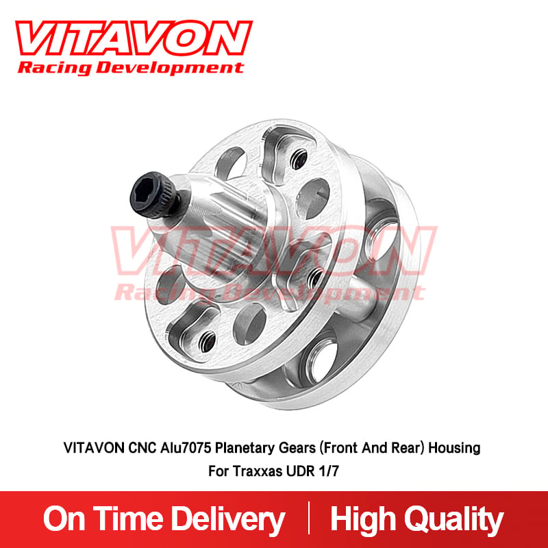 VITAVON CNC Alu Planetary Gears (Front and Rear) housing for Traxxas UDR 1/7
