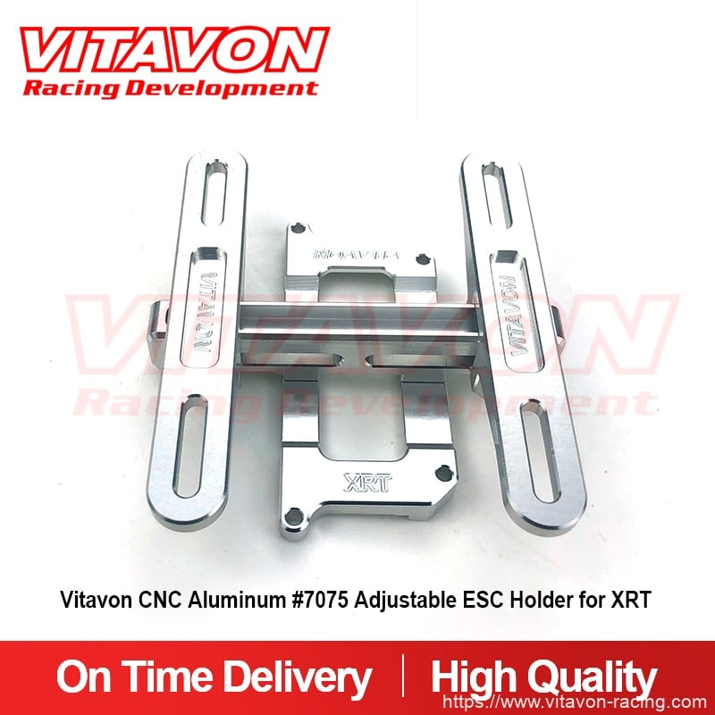 Vitavon CNC Aluminum #7075 Adjustable ESC Holder for XRT