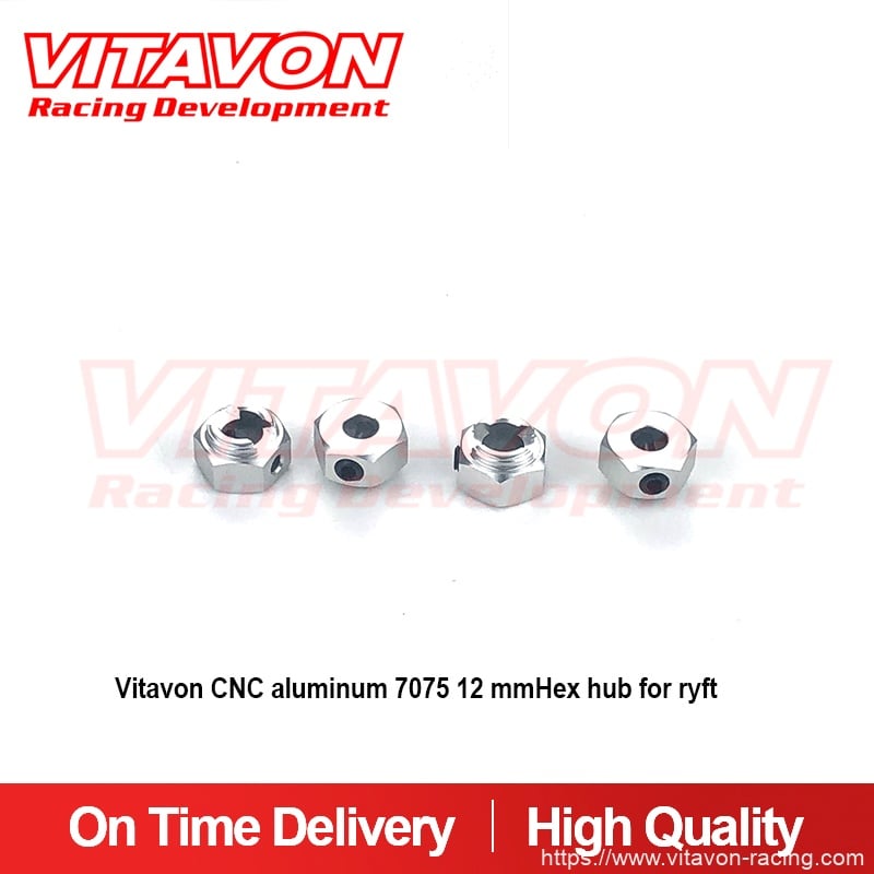VITAVON CNC aluminum 7075 12 mm Hex hub for RBX10 ryft