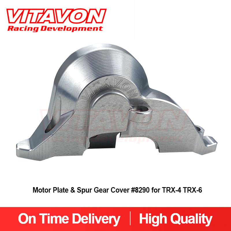VITAVON CNC Alu Motor Plate & Spur Gear Cover #8290 for TRX-4 TRX-6