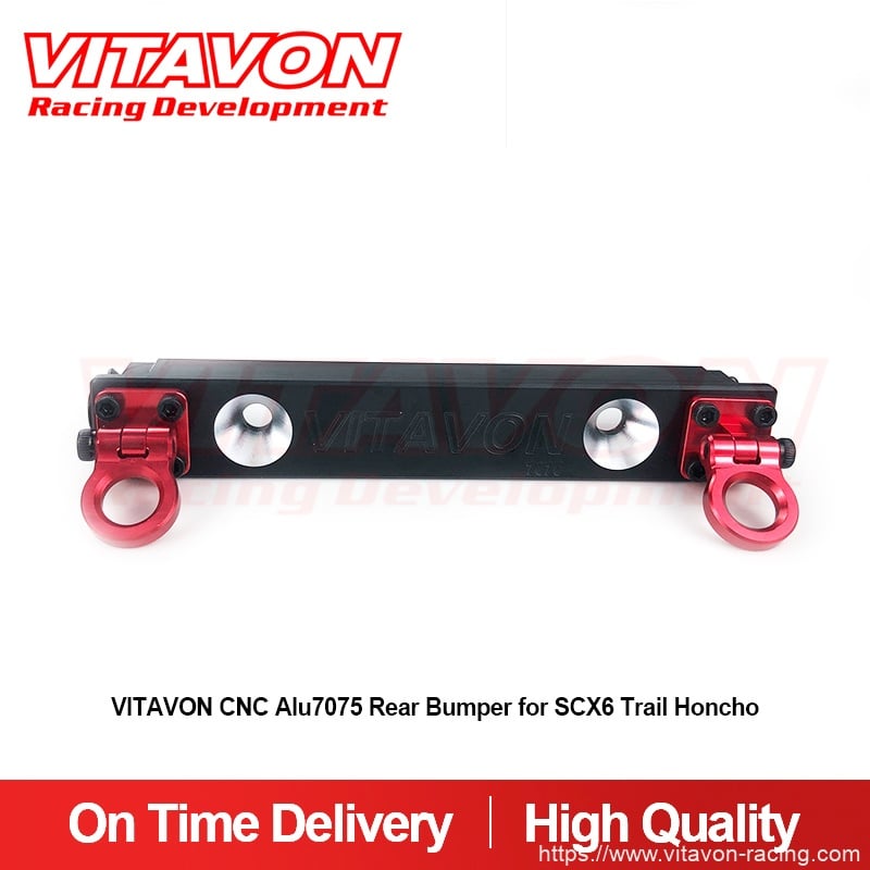 VITAVON CNC Alu7075 Rear Bumper for SCX6 Trail Honcho