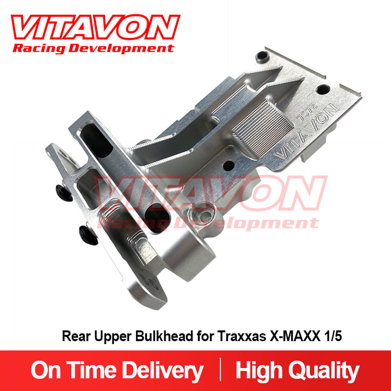 VITAVON CNC Aluminum #7075 Rear Upper Bulkhead for X-MAXX XRT 1/5