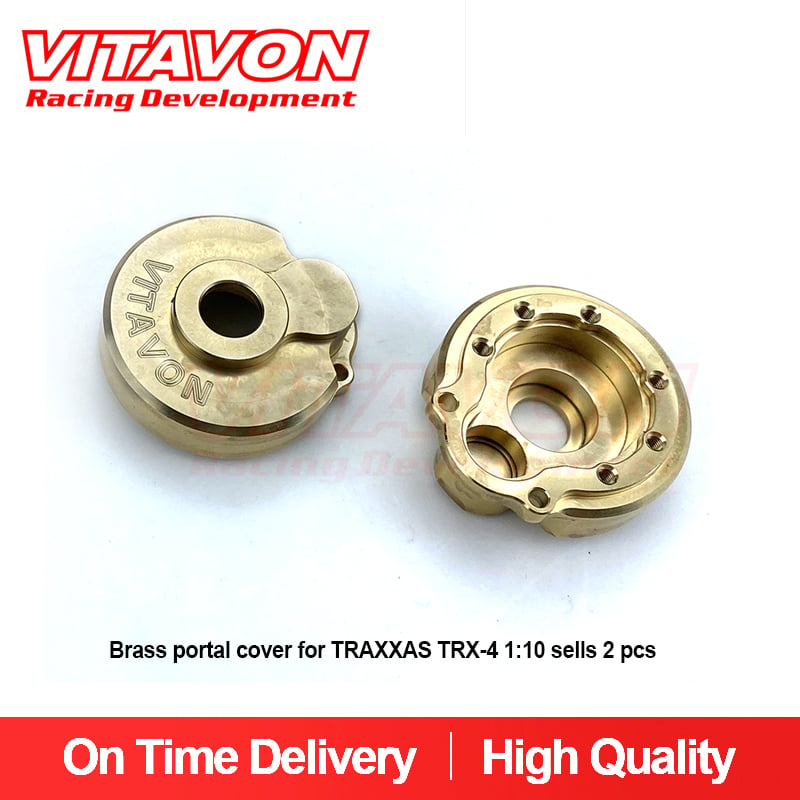 VITAVON CNC Brass portal cover for TRAXXAS TRX-4 1:10