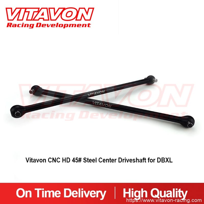 VITAVON CNC HD 45# Steel Center Drive Shaft Set for LOSI DBXL sells as a pair