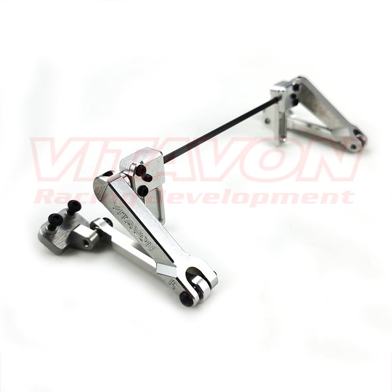 VITAVON CNC Aluminum 7075 V2 Rear Sway Bar Works With Vitavon SCX6 Honcho Rear Axle Housing Only