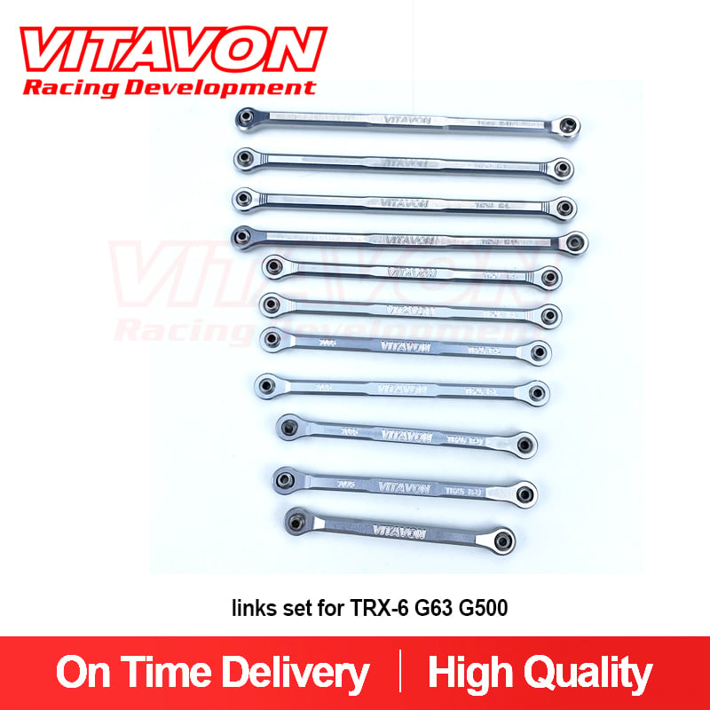 VITAVON CNC Aluminum 7075 Links Set for TRAXXAS TRX-6 G63 G500 1:10
