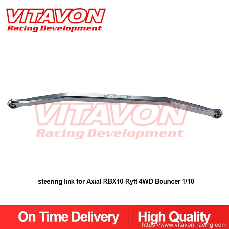 VITAVON CNC Alu#7075 steering link for Axial RBX10 Ryft 4WD Bouncer 1/10