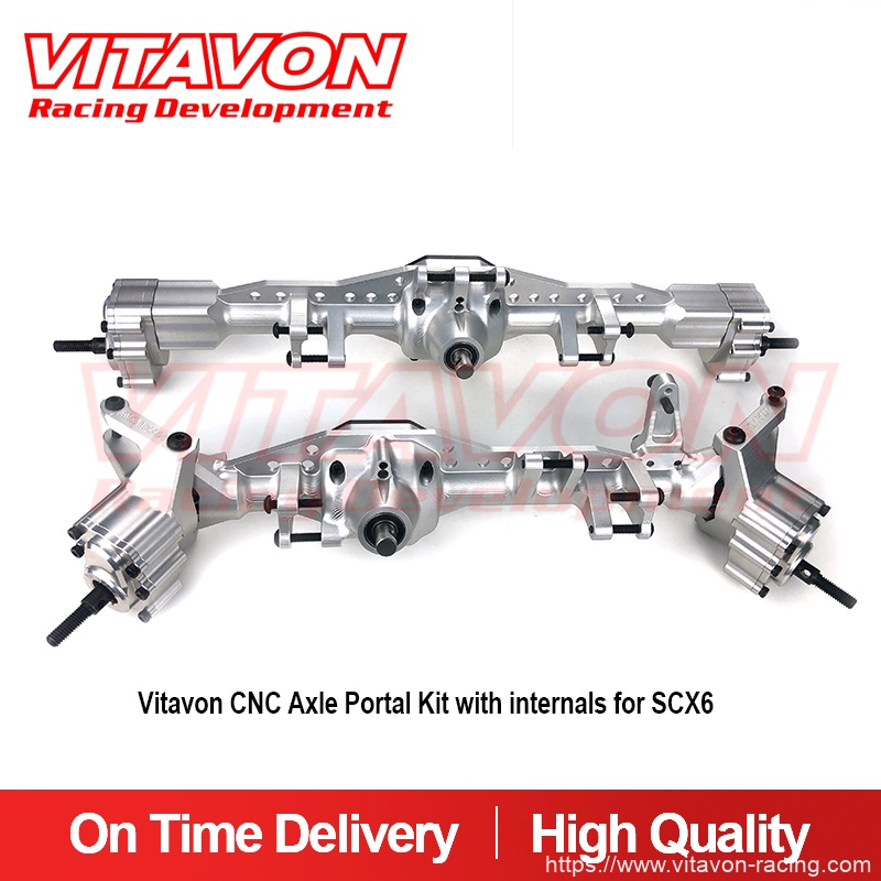 Vitavon CNC Axle Portal Kit with internals for SCX6