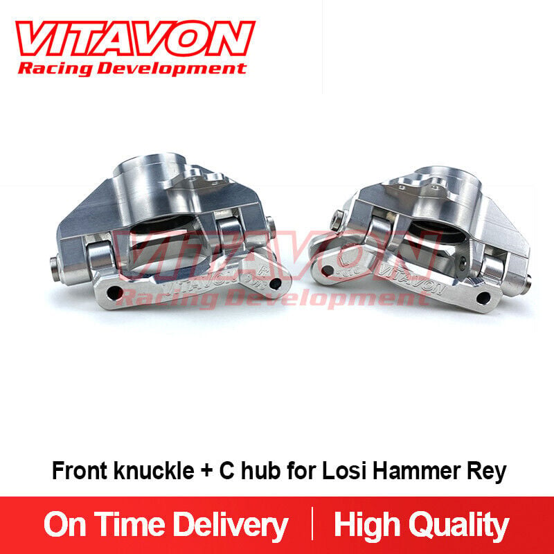 VITAVON CNC Aluminum7075 Front Knuckle + C Hub For Losi Hammer Rey