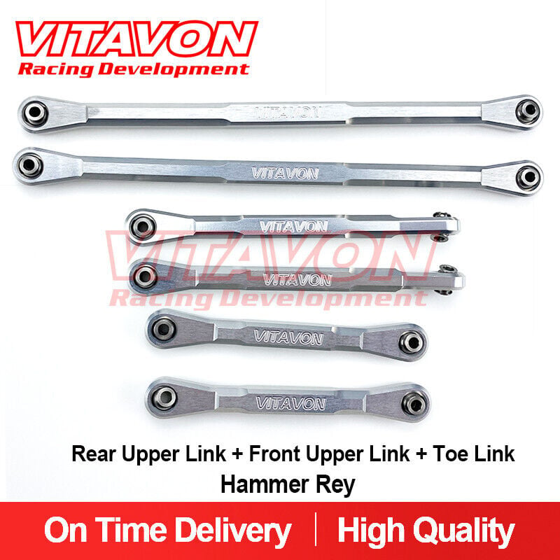 VITAVON Alu7075 Rear Upper Link + Front Upper Link + Toe Link For Losi U4 Hammer Rey 1:10