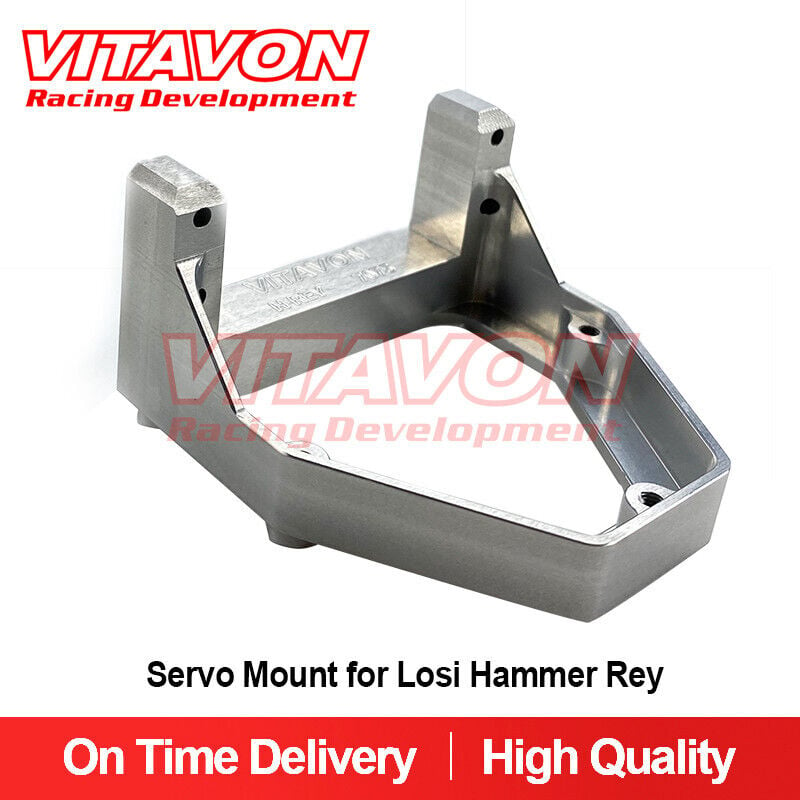 VITAVON CNC Aluminum7075 Servo Mount For Losi U4 Hammer Rey 1:10