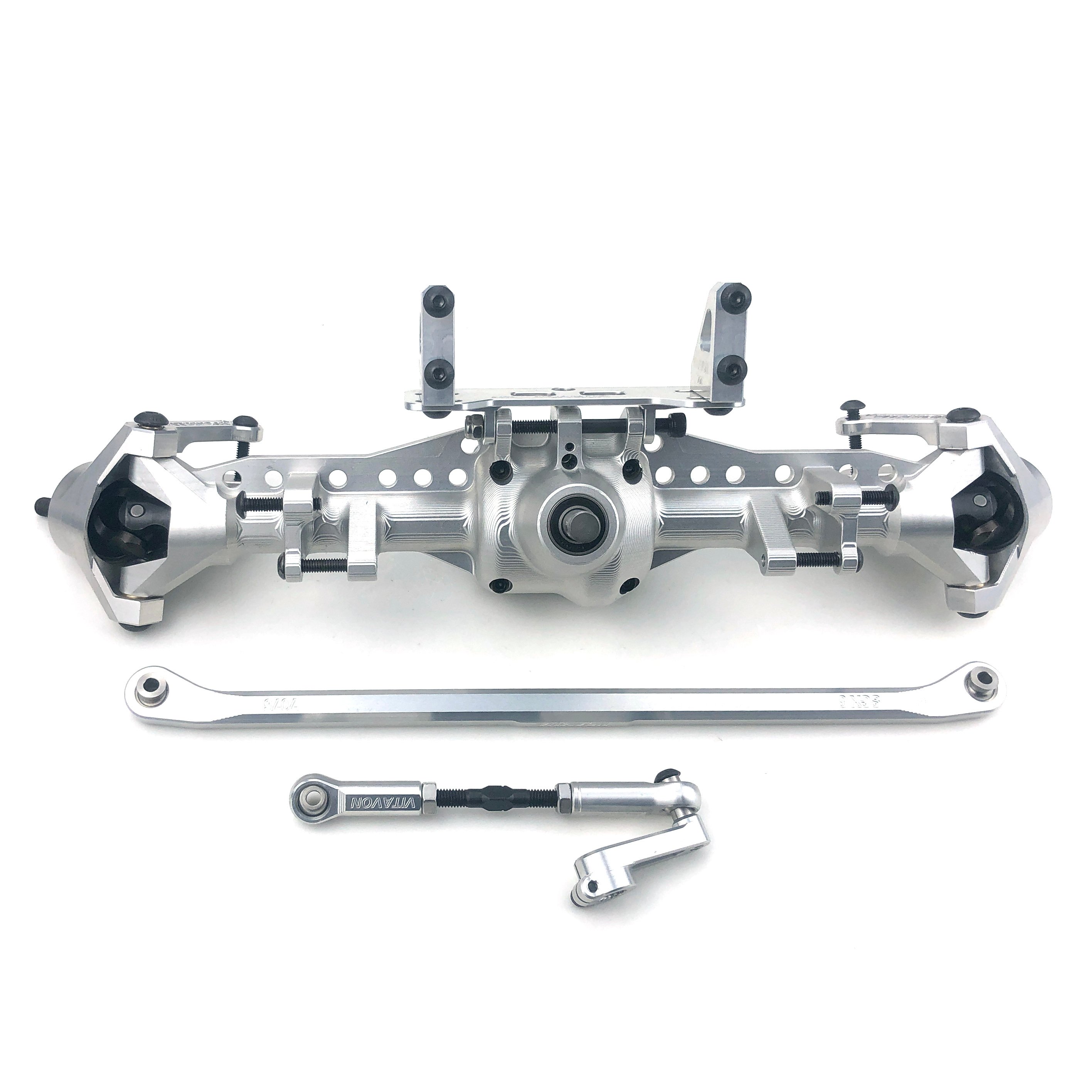 Vitavon CNC 7075 Rear Steering Axle Housing /Front axle housing 4 links built With Internals For SCX6 Jeep Wrangler Trail Honcho 1/6