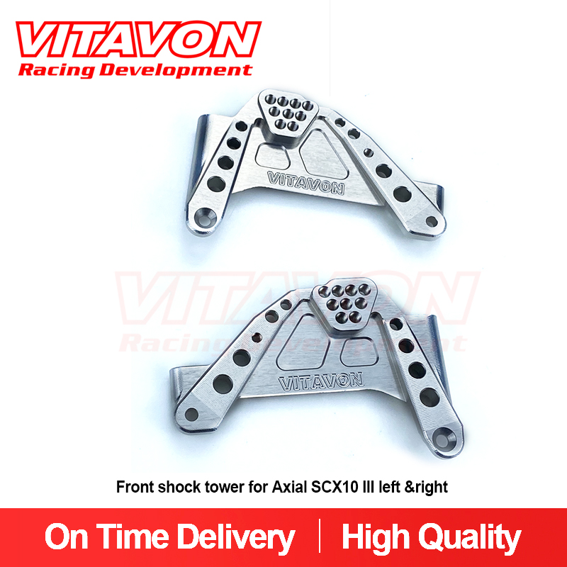 VITAVON CNC Aluminum 7075 Front shock tower for Axial SCX10 III left &right