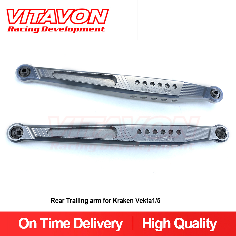VITAVON Redesigned CNC Aluminum #7075 Rear Trailing arm for Kraken Vekta1/5