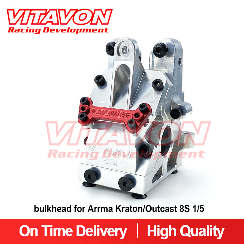 Vitavon redesigned CNC alu7075 Bulkhead for Arrma Kraton/Outcast 8S 1/5