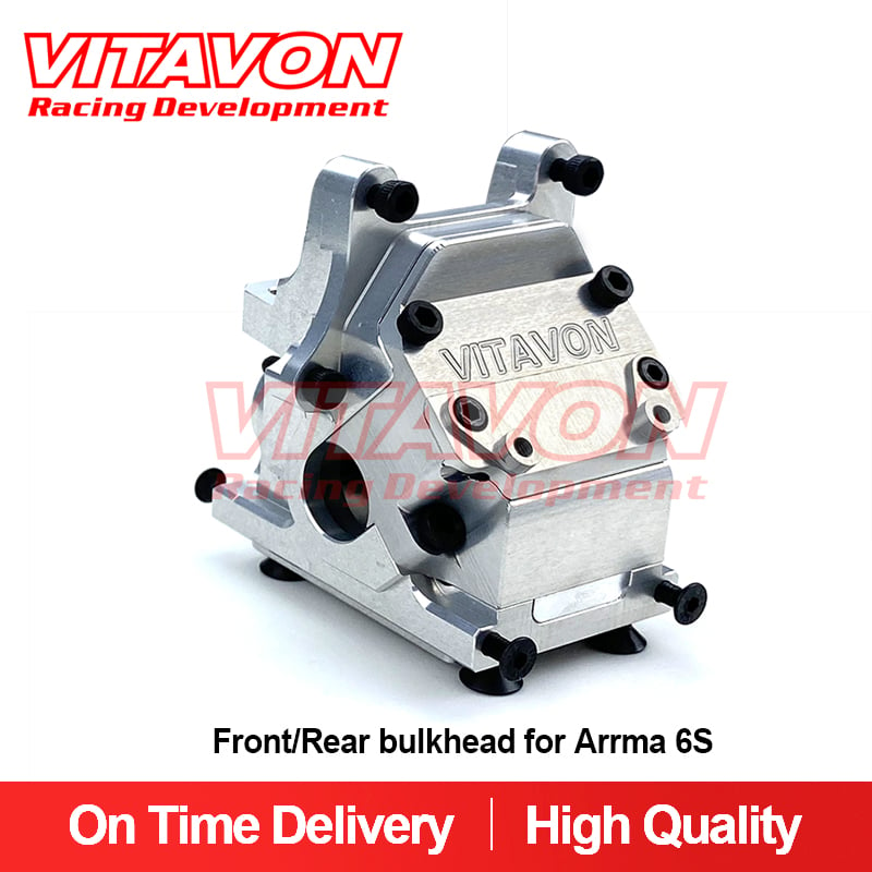 VITAVON CNC alu7075 Front or Rear bulkhead for Arrma 6S Ar310854
