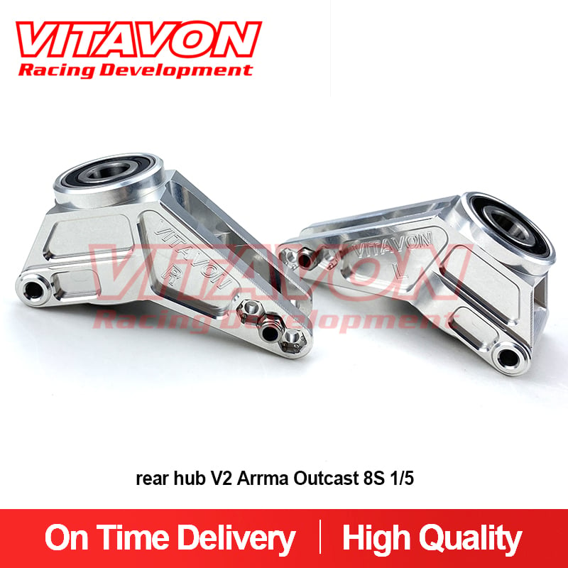 Vitavon Kraton 8S CNC aluminum7075 rear hub V2 for Arrma Out Cast 1/5