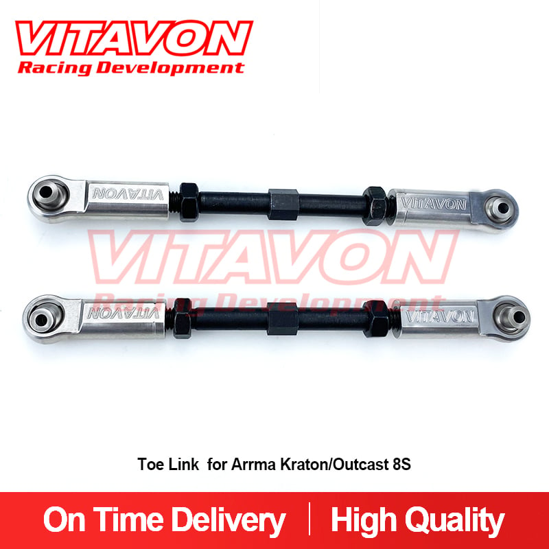 Vitavon Kraton 8S Outcast 8S CNC aluminum7075 Toe Link for Arrma 1/5