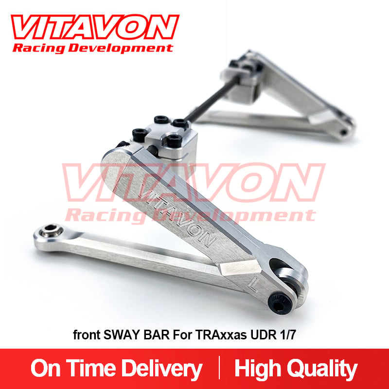 VITAVON REDESIGNED CNC Aluminum7075 Front SWAY BAR For TRAxxas UDR 1/7