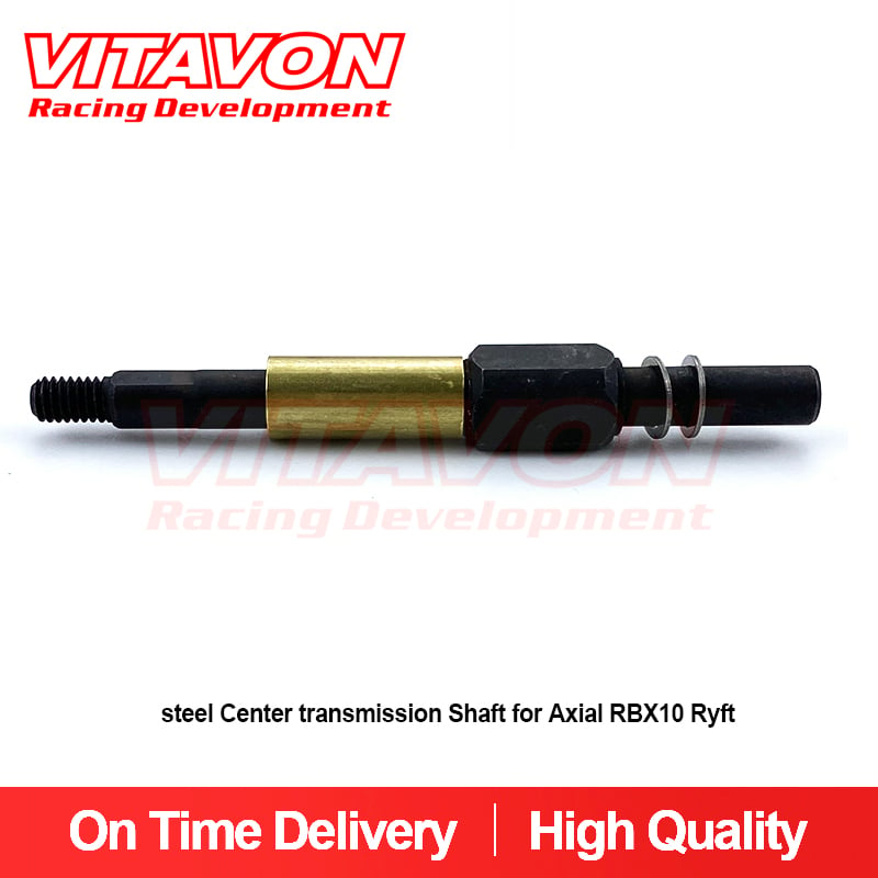VITAVON Redesigned HD steel Center transmission Shaft for Axial RBX10 Ryft