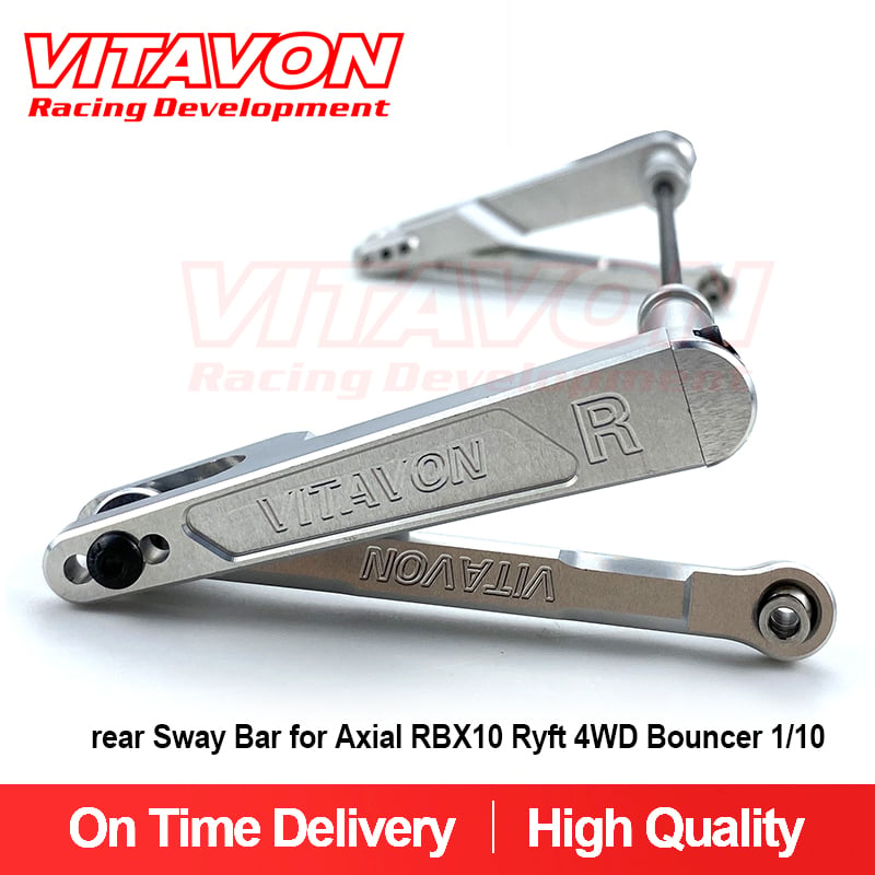 VITAVON CNC Alu7075 rear Sway Bar for Axial RBX10 Ryft 4WD Bouncer 1/10