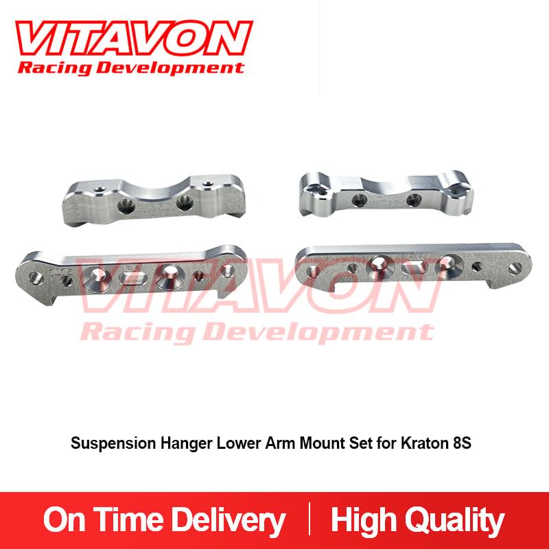 Vitavon Kraton 8S 1/5 CNC Alu7075 Suspension Hanger Lower Arm Mount Set