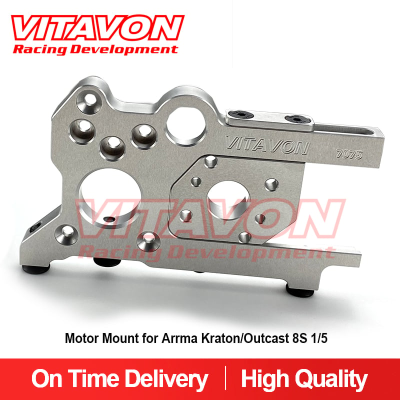 Vitavon CNC aluminum #7075 Motor Mount for Arrma Kraton/Outcast 8S 1/5