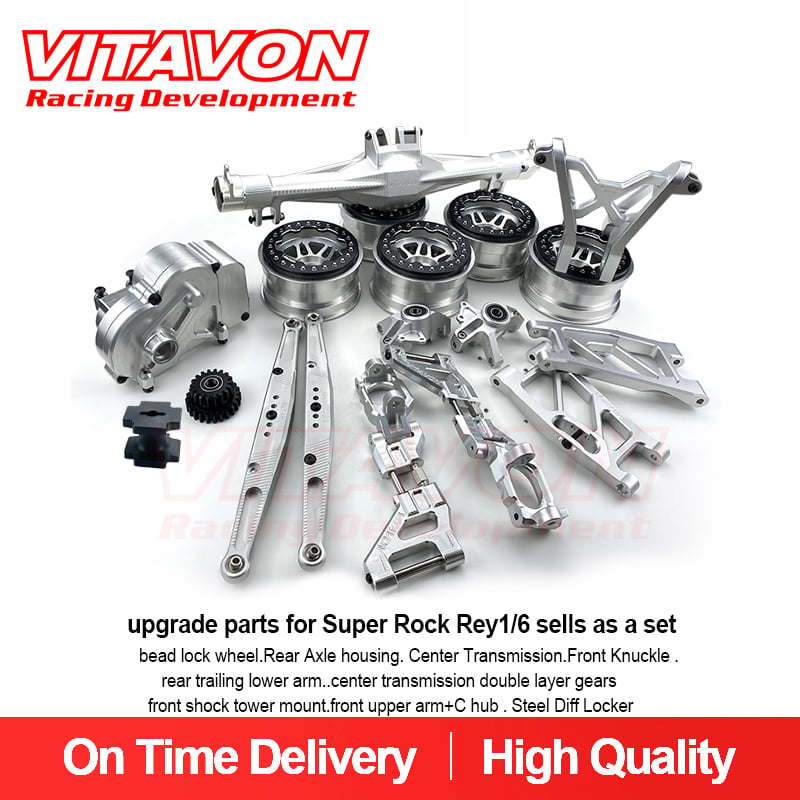 VITAVON SRR Redesigned CNC upgrade parts for Super Rock Rey 1/6