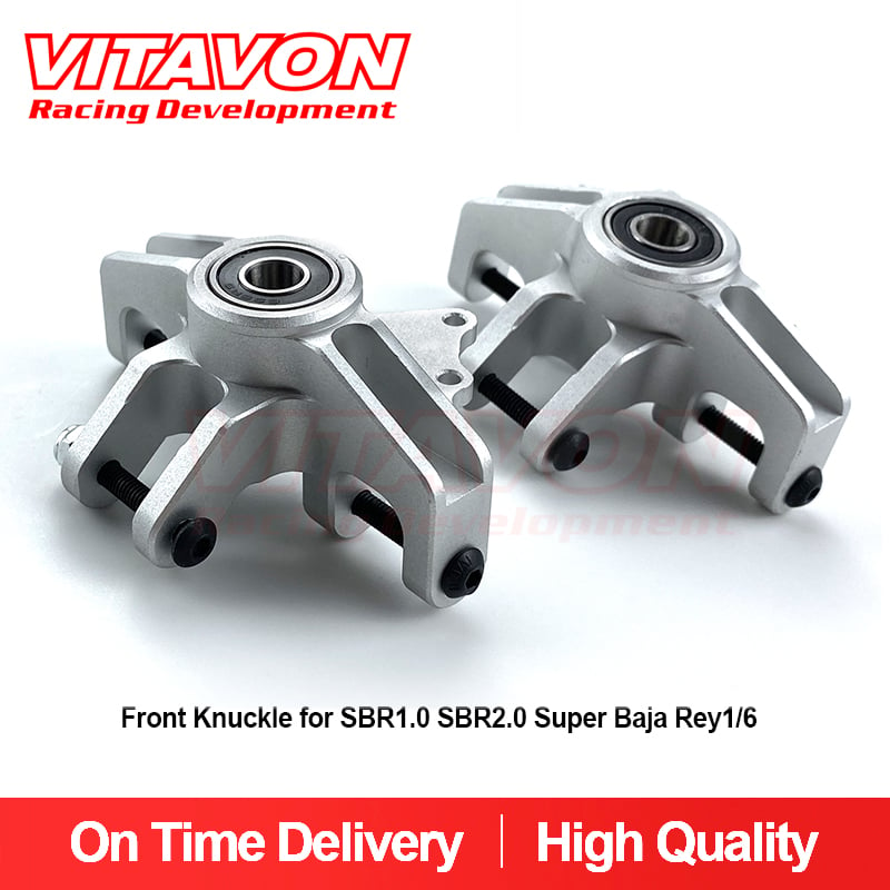 VITAVON Super Baja Rey1/6 redesigned CNC Alu7075 Front Knuckle for SBR1.0 SBR2.0