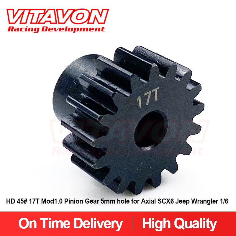 VitavonVITAVON Pinion Gear Mod 1.0 Bore 5mm11/13/15/17 T/18T/20T/22T